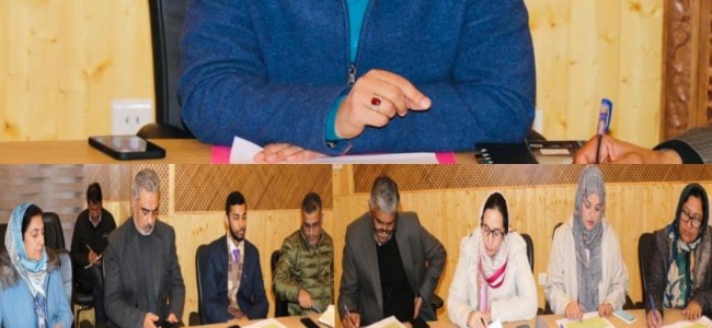 DC Srinagar chairs meeting on screening of population for Non Communicable Diseases (NCD)