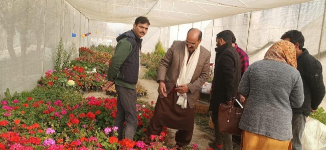 Director Agriculture Kashmir visits Anantnag