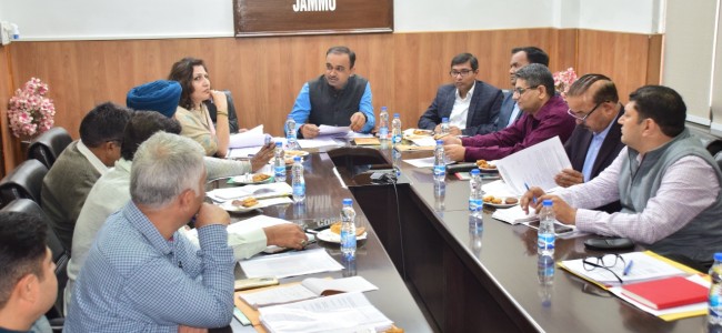 Div Com chairs 28th Executive Committee meet of Mubarak Mandi Jammu Heritage Society