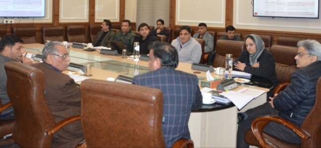 Atal Dulloo reviews progress on linkage of J&K mandies with e-National Agriculture Market