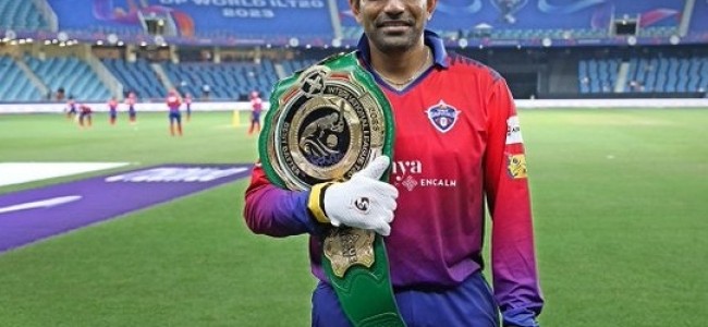 ILT20: Robin Uthappa becomes first player to receive Green Belt after his fantastic innings of 79 runs off 46 balls