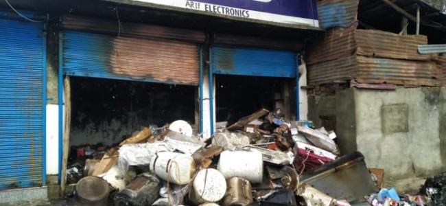 Electronic goods worth crores damaged in Sopore fire incident