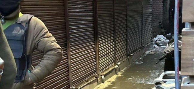 More than 20 shops built on ‘encroached land’ in Srinagar’s Aftab Market sealed