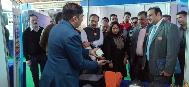 Saurabh Bhagat inaugurates week long mega solar expo in Jammu