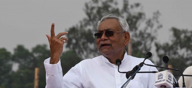 On Bihar Day, CM Nitish renews demand for special status