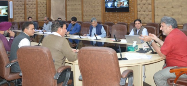 Dr Samoon reviews filling up of vacancies of gazetted, non gazetted officers in SDD