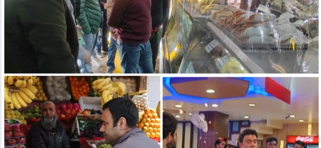 Srinagar Admin launches major crackdown on illegal profiteering in different markets of the city