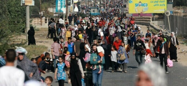 Thousands flee Gaza’s north in ‘forced’ displacement