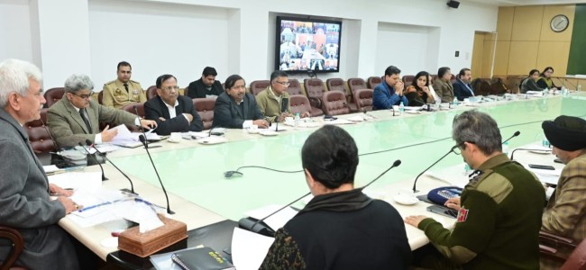 Lt Governor directs officials for effective, efficient and speedy action on complaints and concerns of citizens