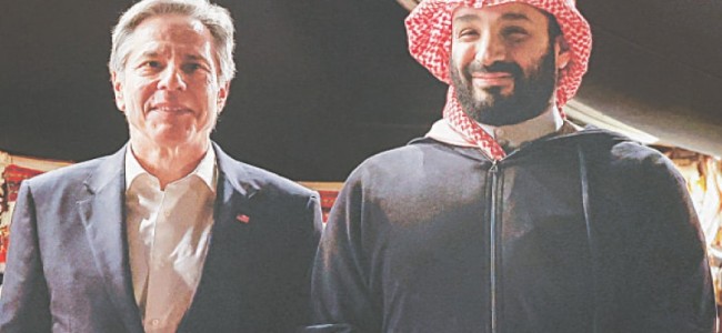 Blinken’s ‘tent meeting’ with Saudi crown prince