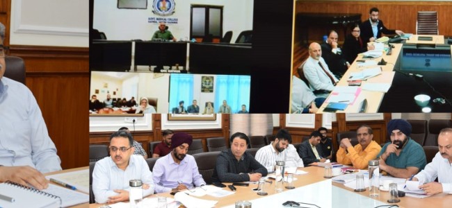 CS reviews position of supplies, status of paramedic courses offered in JK hospitals